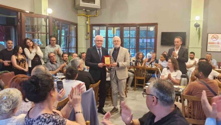 Eskişehir sağlık teşkilatından emekli olan Ömer Faruk Üresin’e vefa yemeği