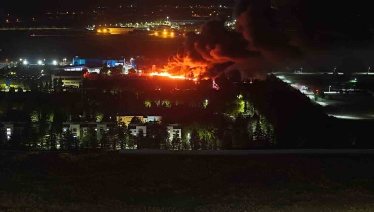 Eskişehir TEI’deki yangını söndürme çalışmaları sürüyor