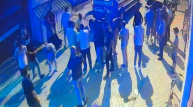 Eskişehir’de 2’si polis 9 kişinin yaralandığı kavganın görüntüleri ortaya çıktı