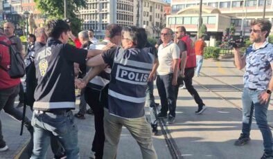 Eskişehir’de izinsiz eylem yapan gruba polis müdahale etti: 35 gözaltı