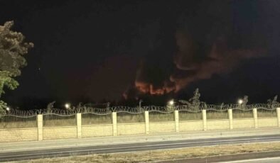 Eskişehir’de TEI fabrikasında korkutan yangın