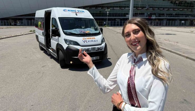 Eskişehir’de üniversite mezunu kadın servis şoförü ‘olmaz’ diyenlere inat direksiyon sallıyor