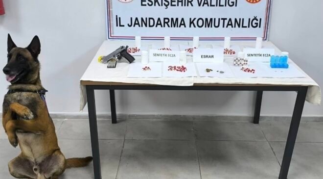 Eskişehir’de uyuşturucu operasyonu, yakalanan 2 şüpheliden 1’i tutuklandı