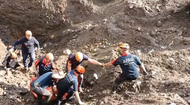Eskişehir’deki define faciasında AFAD’ın zorlu operasyonu kamerada