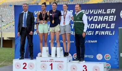 Eskişehirli atletler, İzmir’den kürsüyle döndü