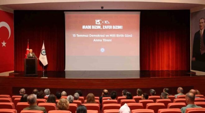 ESOGÜ’de 15 Temmuz Demokrasi ve Milli Birlik Günü Anma programı düzenlendi