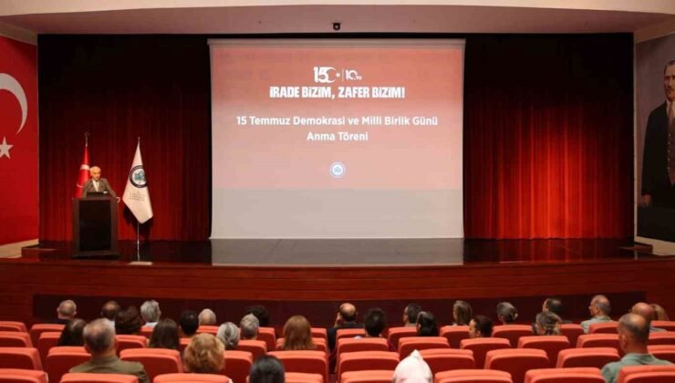 ESOGÜ’de 15 Temmuz Demokrasi ve Milli Birlik Günü Anma programı düzenlendi