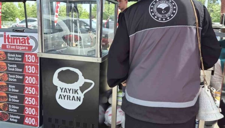 Festival alanındaki işletmelere sıkı gıda denetimi