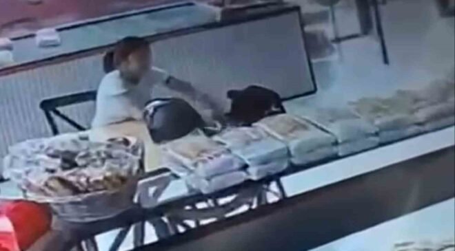 Fırında ’pes’ dedirten hırsızlık: Çayına şeker attı, şekerliği çantasına sakladı