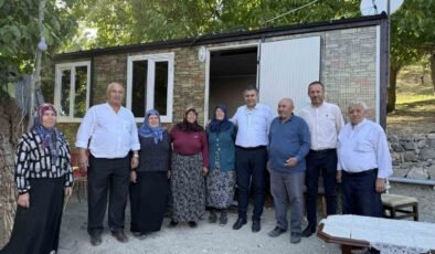 Gediz Belediyesi mağdur vatandaşların yanında