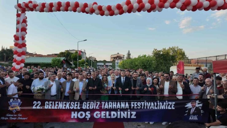 Gediz’de Tarhana Festivali coşkusu