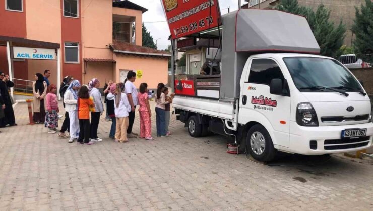 Hisarcık İlçe Hastanesi’nde geleneksel lokma hayrı