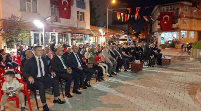 Hisarcık’ta 15 Temmuz Demokrasi ve Milli Birlik Günü programı düzenlendi
