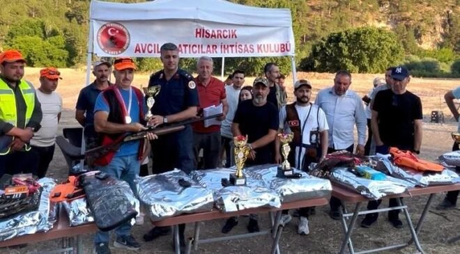 Hisarcık’ta atış yarışması düzenlendi