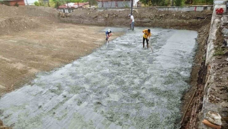 Hisarcık’ta halk ekmek fabrikası inşaatı başladı