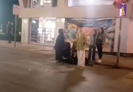 İki kadın grubu arasındaki kavganın yeni görüntüleri ortaya çıktı