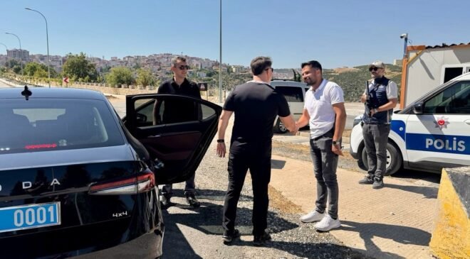 İl Emniyet Müdürü Çağlar denetimleri yerinde inceledi