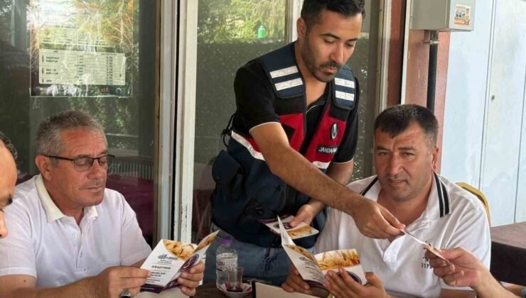 Jandarma vatandaşları dolandırıcılık konusunda bilgilendirdi