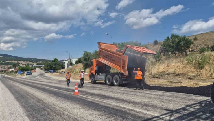Jandarmanın yol kontrol noktası yenilendi