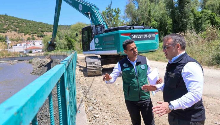 Karasu Çayı’nda taşkın alarmına karşı dev müdahale