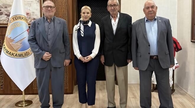 Kıbrıs gazilerinden Kaymakam Yıldırım’a anlamlı ziyaret