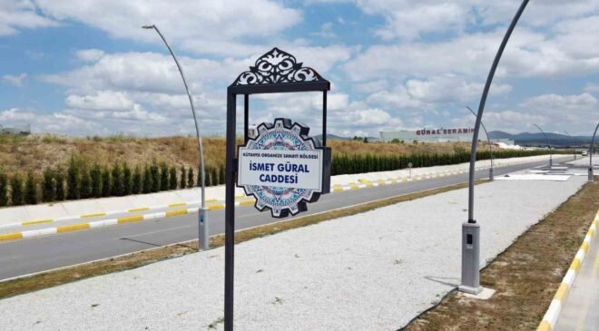 Kütahya OSB’de iki caddeye sanayicilerin isimleri verildi