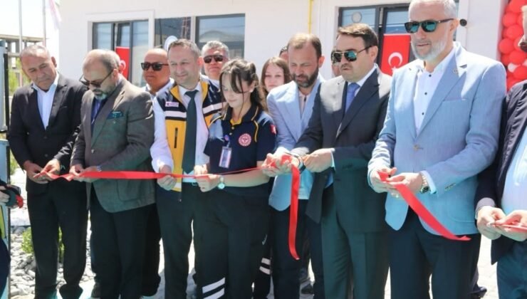 Kütahya OSB’nin destekleriyle yapılan 112 Acil Sağlık Hizmetleri İstasyonu hizmete açıldı