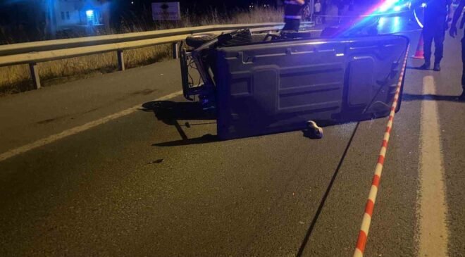 Kütahya-Tavşanlı kara yolunda feci kaza: 18 yaşındaki motosiklet sürücüsü hayatını kaybetti