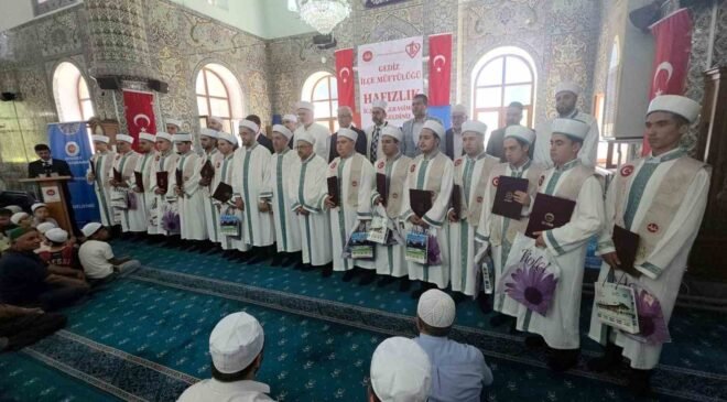 Kütahya’da 15 hafız için icazet merasimi
