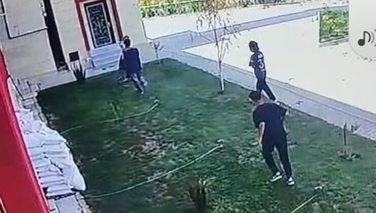 Kütahya’da caminin sulama fıskiyelerine zarar verdiler: O anlar kameraya yansıdı