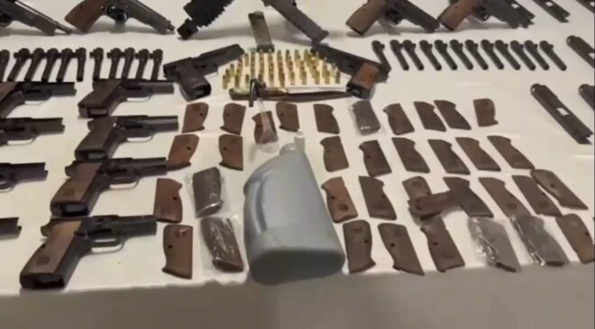 Kütahya’da kaçak silah ve uyuşturucu operasyonu, 5 şüpheli yakalandı