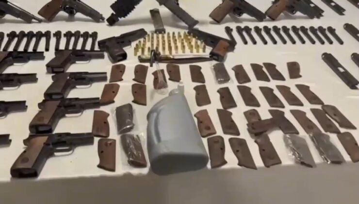 Kütahya’da kaçak silah ve uyuşturucu operasyonu, 5 şüpheli yakalandı