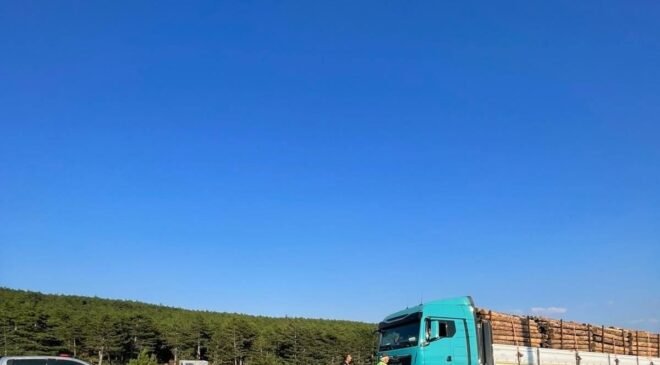 Kütahya’da orman emvali yüklü araçlara sıkı denetim