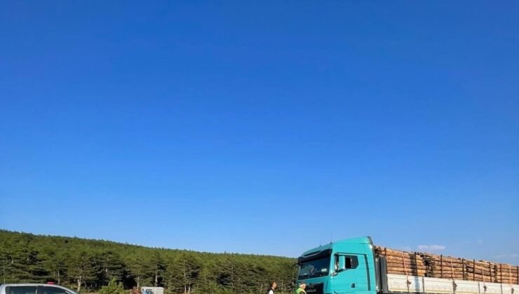 Kütahya’da orman emvali yüklü araçlara sıkı denetim