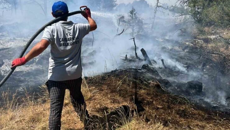 Kütahya’da orman yangını: Ekipler havadan ve karadan müdahale ediyor