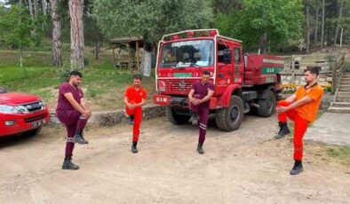 Kütahya’da yangın işçilerine fiziksel hazırlık eğitimi