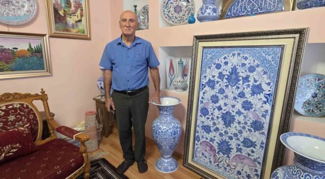 Kütahyalı çini ustası Mehmet Koçer: “Çinicilik yeniden mimariyle buluşmalı”