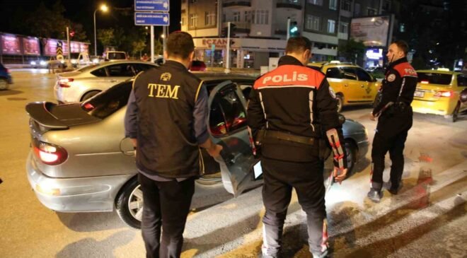 Polisten asayiş ve trafik denetimi