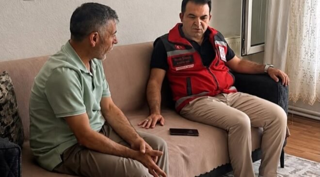 Şehit ailesine vefa ziyareti