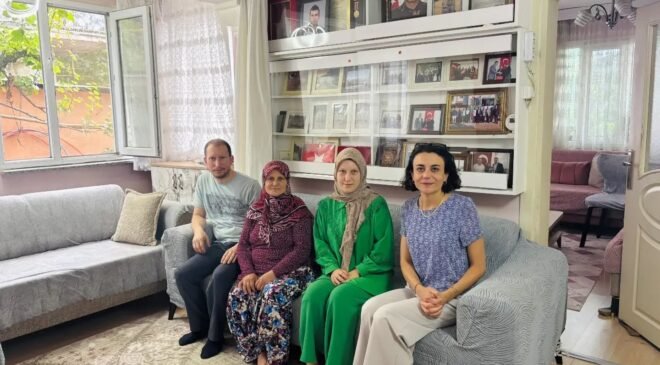 Şehit ailesine ziyaret