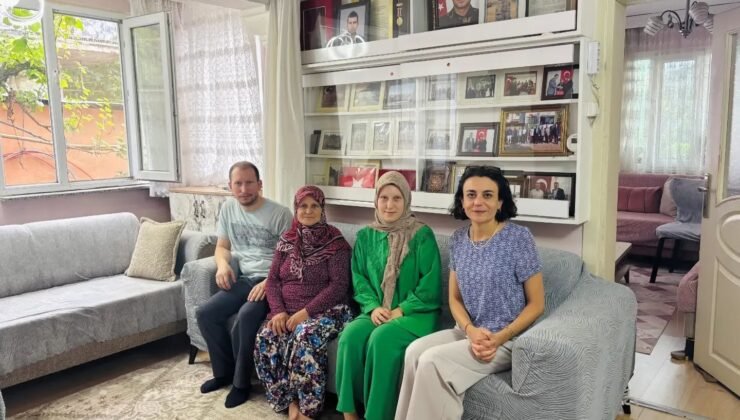 Şehit ailesine ziyaret