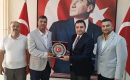 Sivrihisar esnaf odalarından Kaymakam Temel’e anlamlı ziyaret