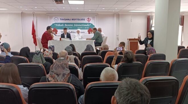 Tavşanlı Müftülüğü’nde nikah yoğunluğu