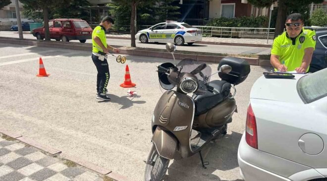 Tavşanlı’da motosiklet kazası, 1 yaralı