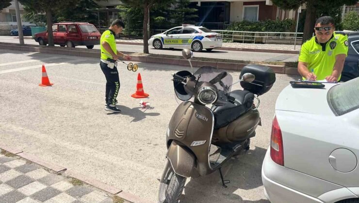 Tavşanlı’da motosiklet kazası, 1 yaralı
