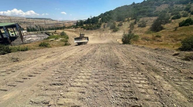 Tavşanlı’da orman yangınlarına karşı güvenlik şeridi oluşturuldu