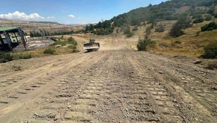 Tavşanlı’da orman yangınlarına karşı güvenlik şeridi oluşturuldu