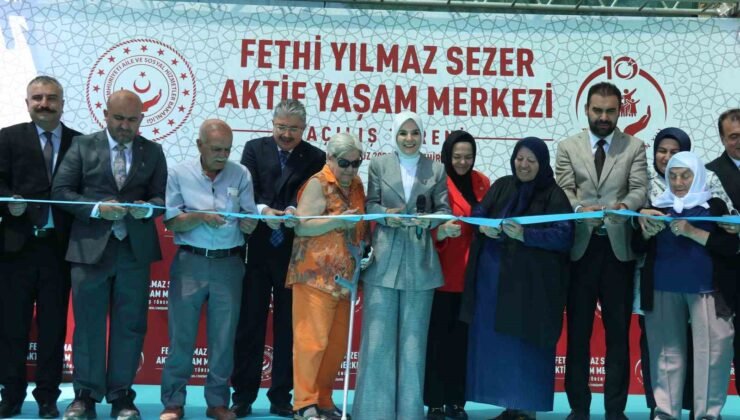 Türkiye’de bir ilk olan Fethi Yılmaz Sezer Aktif Yaşam Merkezi hizmete açıldı