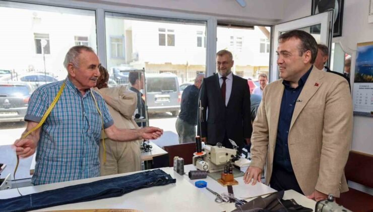 Vali Sözer esnaf ve vatandaşla bir araya geldi