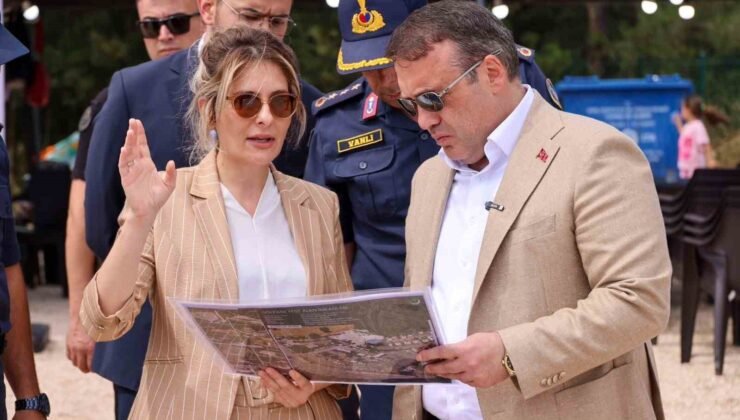 Vali Sözer Gölpark Fest’te incelemelerde bulundu